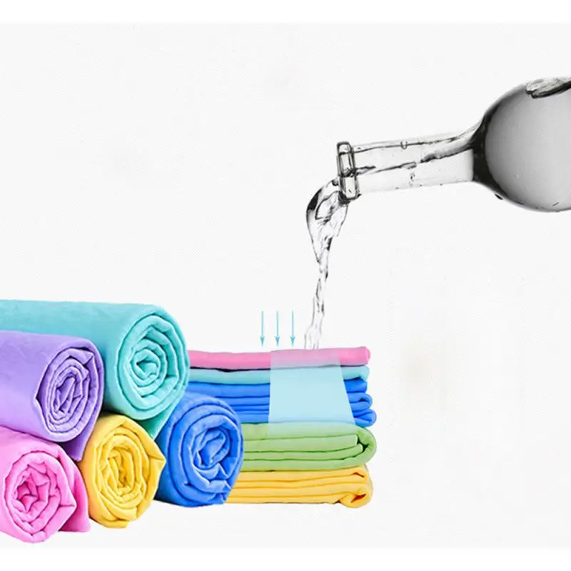 

Auto Care Synthetic Deerskin PVA Quick Drying Chamois Auto CleaningTowel Washcloth Sponge Chamois