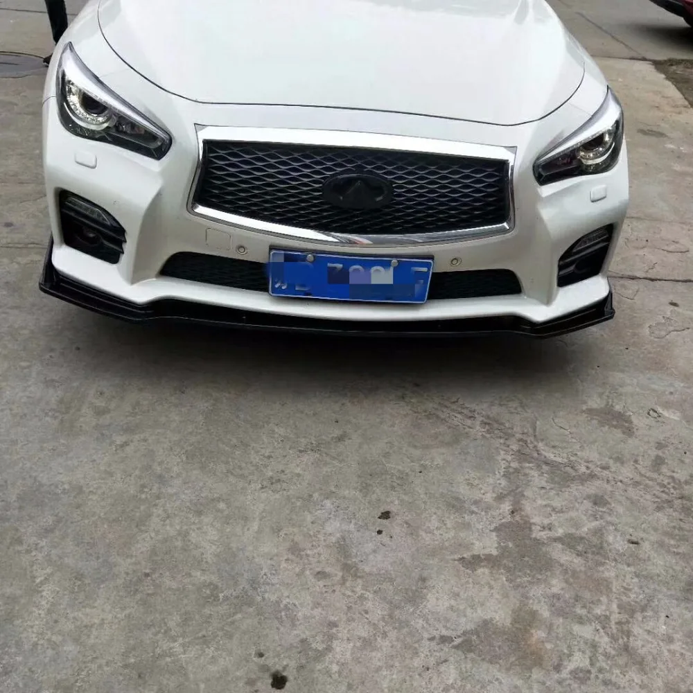 Для Infiniti Q50 Q50S Sedan 4 дверный передний спойлер из полипропилена бампер 2013