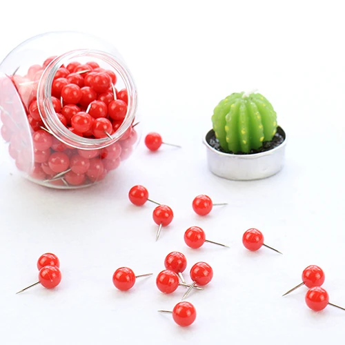 

Канцелярские кнопки ALLTU карамельного цвета 150 шт