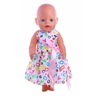 Аксессуары для куклы 43 см для ухода за ребенком для мам, гиперреалистичный Пупс, одежда, 18 дюймов американская кукла пижамы, рождественские подарки, с милым рисунком, детская игрушка