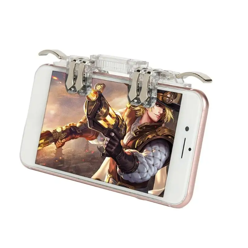 K19 игровой джойстик для PUBG L1 R1 Кнопка пожарной цели игровая съемка Hands Free Trigger Artifact Key Joypad палочки для мобильного телефона