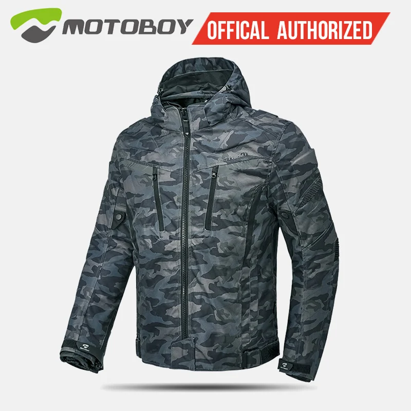 Мужская зимняя мотоциклетная куртка MOTOBOY модная камуфляжная водонепроницаемая