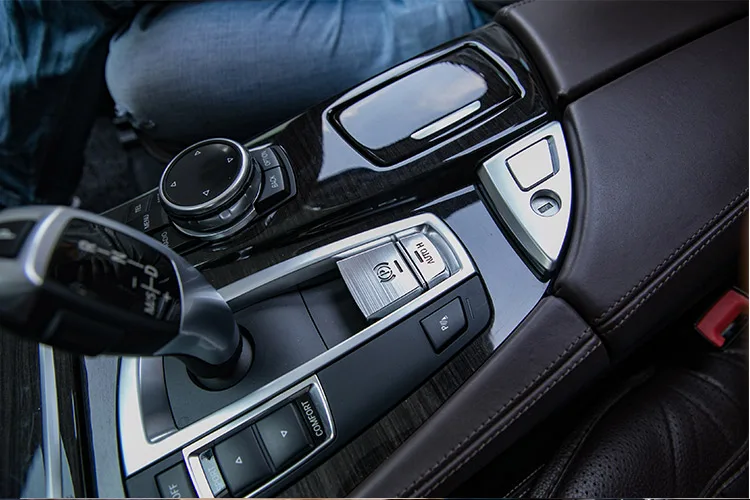 Aluminium Alloy Car Handbrake Cover Trim For BMW 5 Series GT X3/X4/X5/X6 F10 F07 F25 F26 F15 F16 | Автомобили и мотоциклы