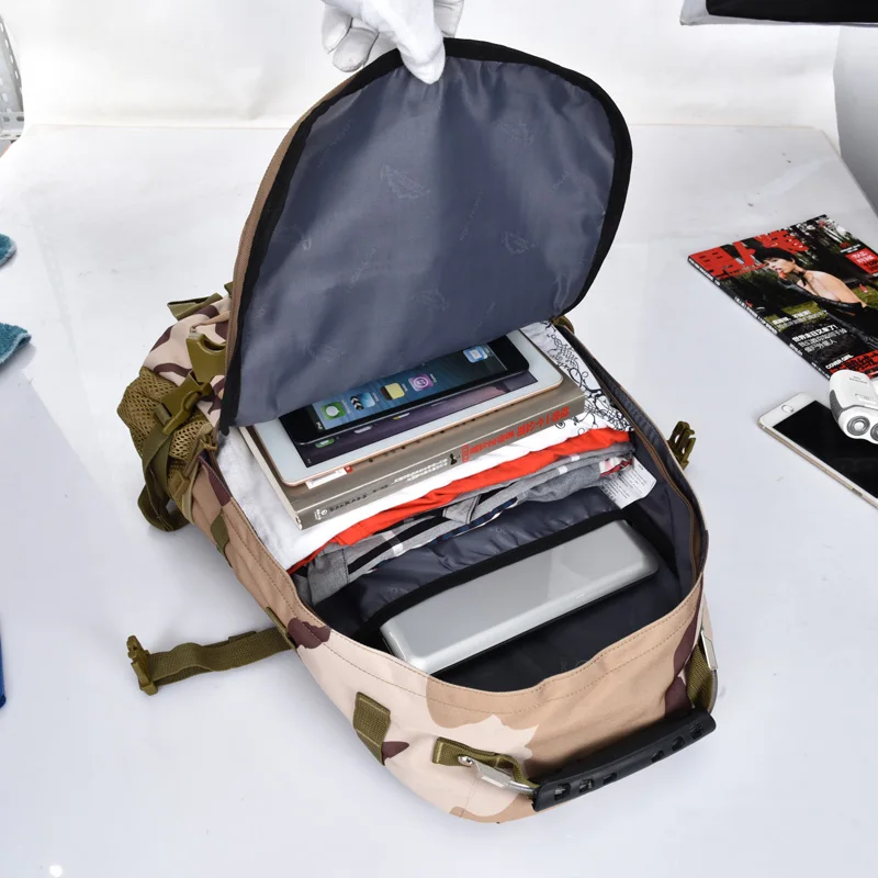 

Men Army Military Tactical Backpack Mountaineering Camouflage Women's Outdoor For Trekking Rucksacks Sports Camping Tourist Bag