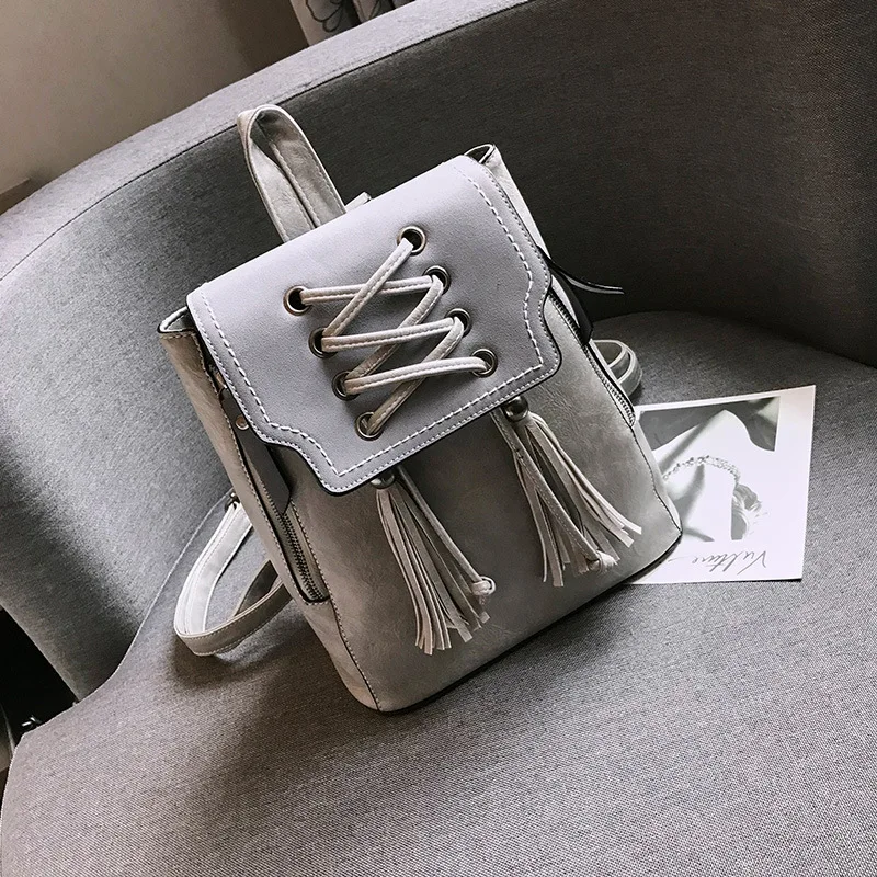SEVJET женский рюкзак с кистями из искусственной кожи Mochilas дорожные школьные сумки