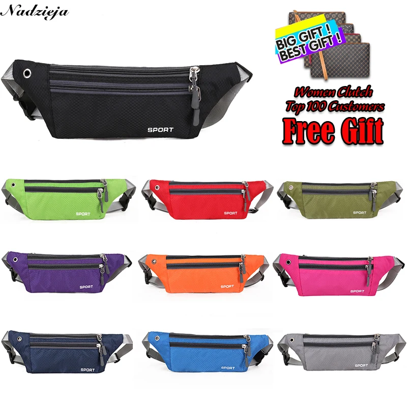 Модная Водонепроницаемая поясная сумка для женщин и мужчин портативная цветная