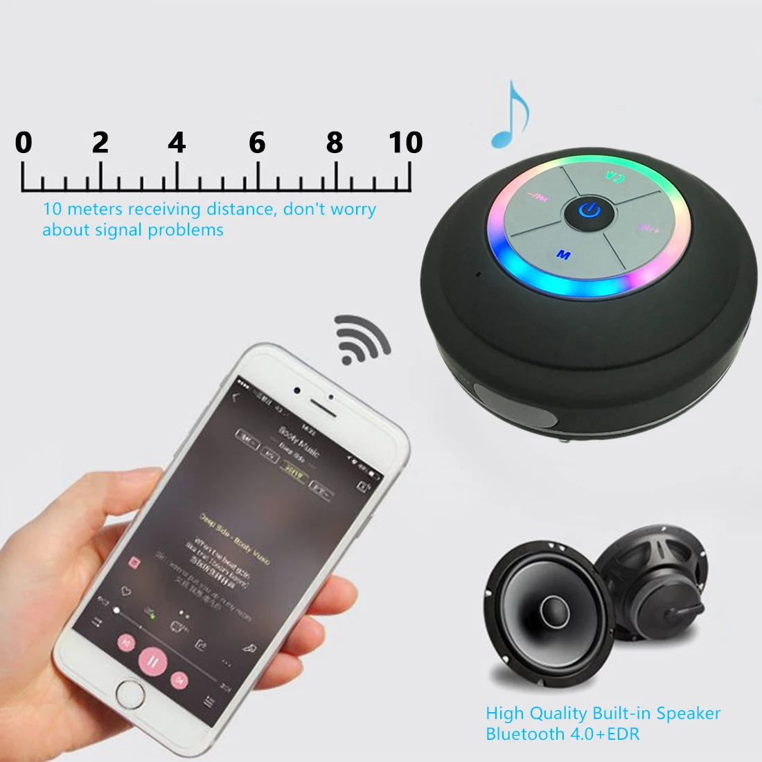Новый портативный мини Bluetooth 4 0 динамик Водонепроницаемый Беспроводной Громкая