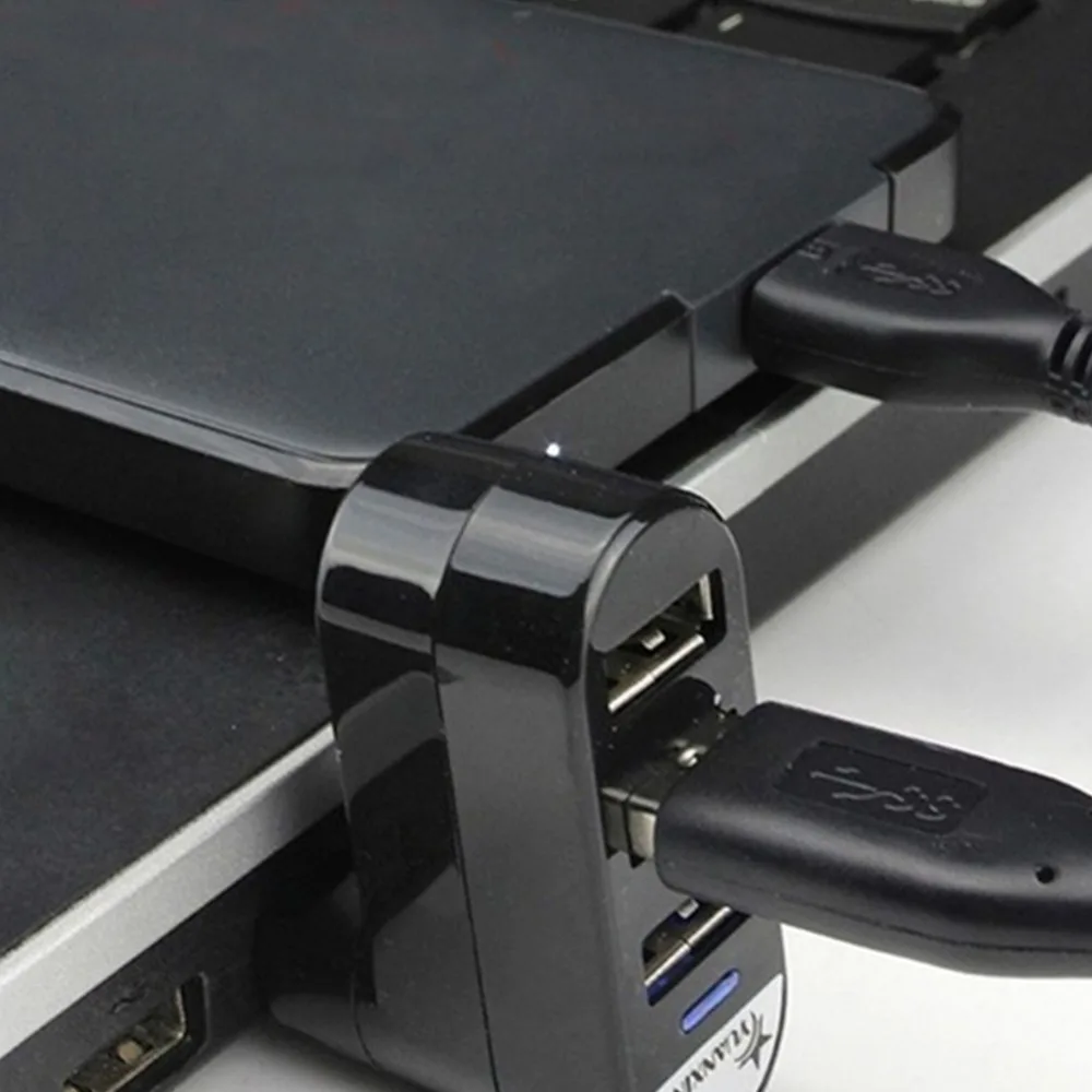 Buyincoin высокое качество для ноутбука телефона вращающийся USB разветвитель мини