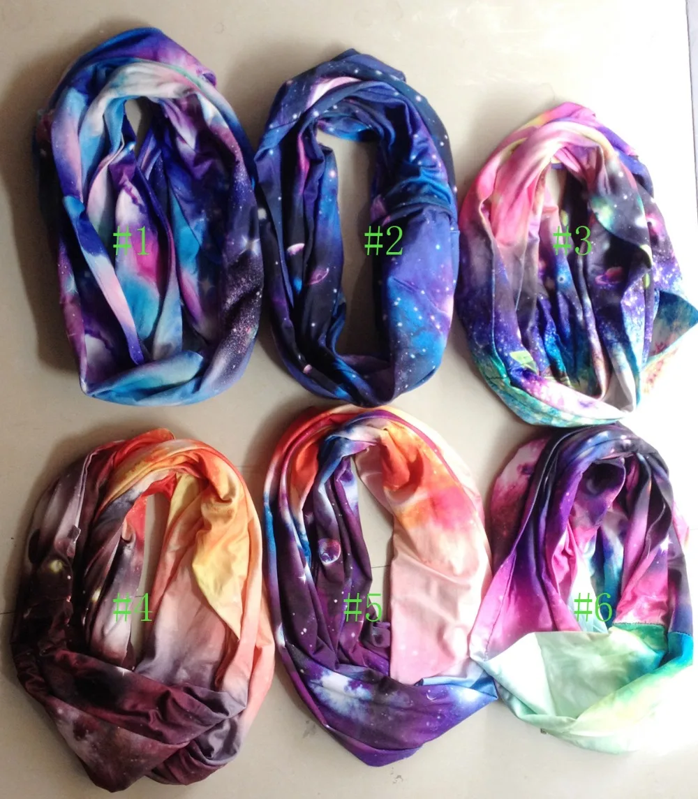 Новый высококачественный модный шарф с принтом Галактики планеты космоса