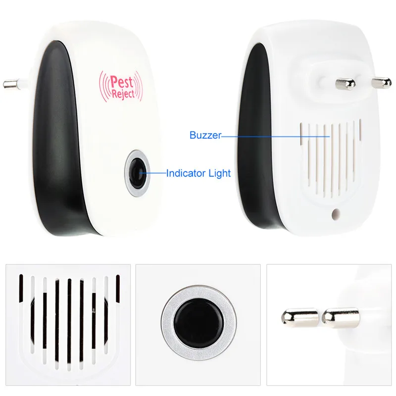 1 шт. Электронный ультразвуковой мышей убийца ловушка для тараканов Отпугиватель