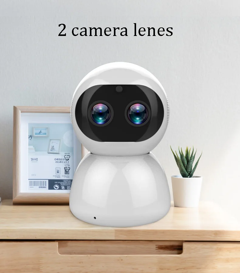 Беспроводная дистанционная wifi камера IP Cam Детский плюшевый монитор Интерком H.264 IR ночное видение широкий угол 180 градусов панорамная камера