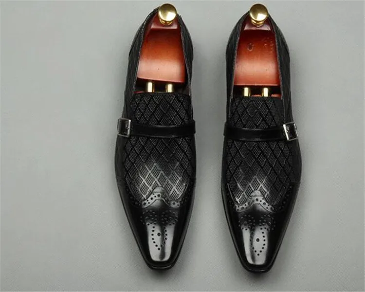 Мужские кожаные туфли с квадратным носком на осень/зиму|slip on|slip on shoesslip men |