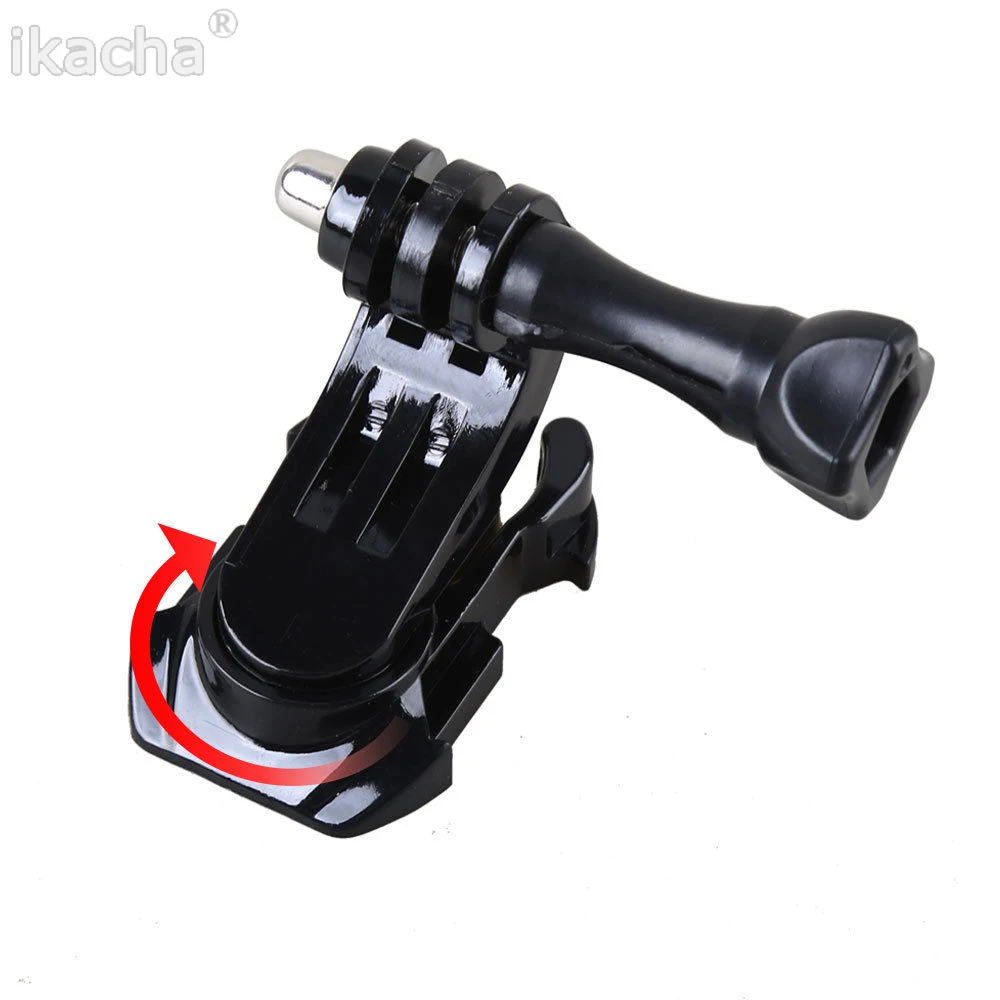 

360 Degree Rotate J-Hook Buckle Base Vertical Surface Mount Adapter for GoPro Hero 3+ for SJCAM SJ4000 5000 Accessories