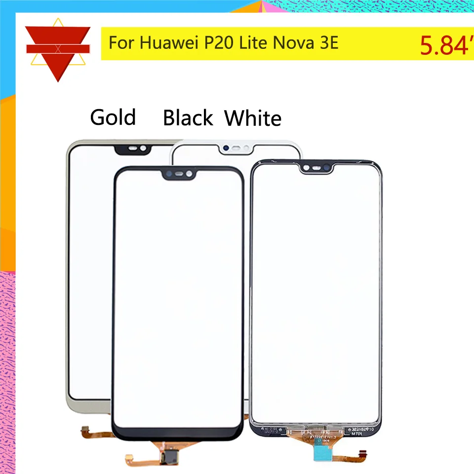 Новинка 5 84 "для Huawei P20 Lite Nova 3E сенсорный экран Сенсорная панель дигитайзер
