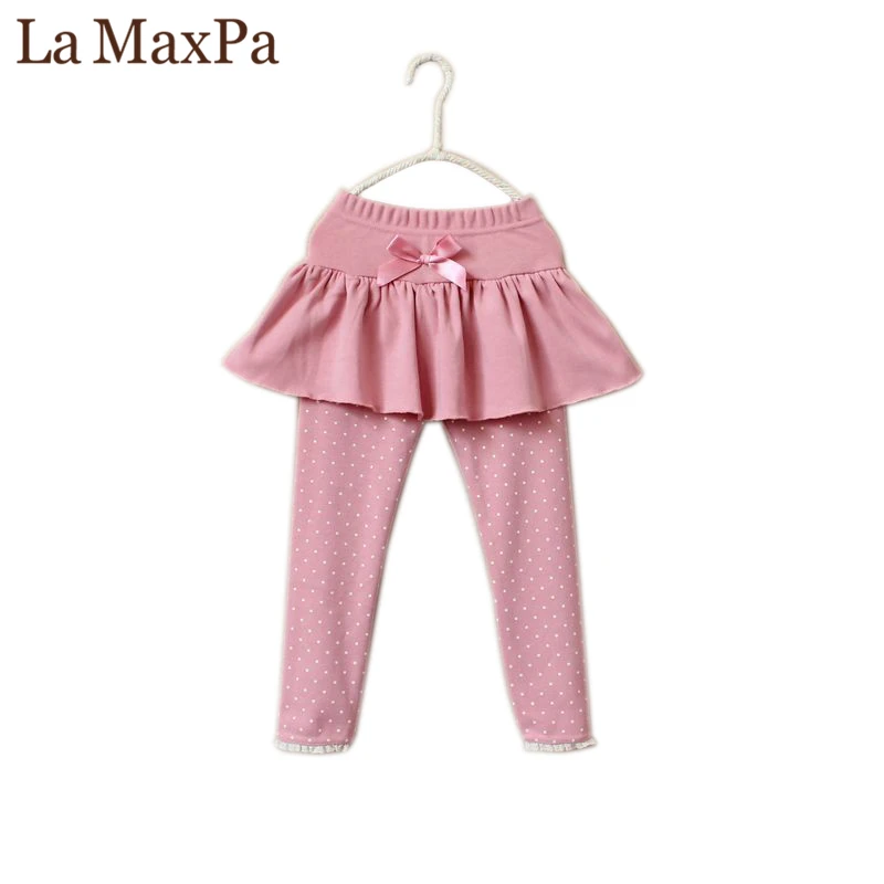 La MaxPa Girl Leggings Skirt-pants Children Cute Cake Skirt Baby Winter Warm Cotton Kids For 2-8 | Детская одежда и обувь