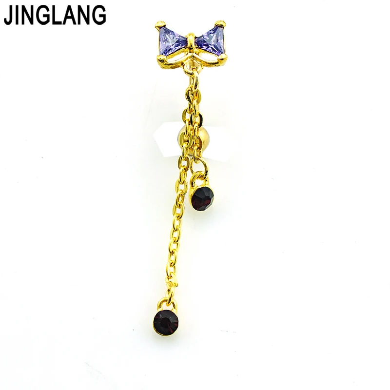 Кольца для пупка из хирургической стали золотого цвета | Украшения и аксессуары