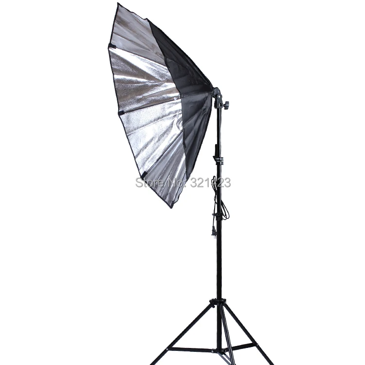 86cm Octagonal Softbox E27 Lamp Holder Photography Kit 75-200cm Light Stand Continuous Lighting 2PCS | Электроника