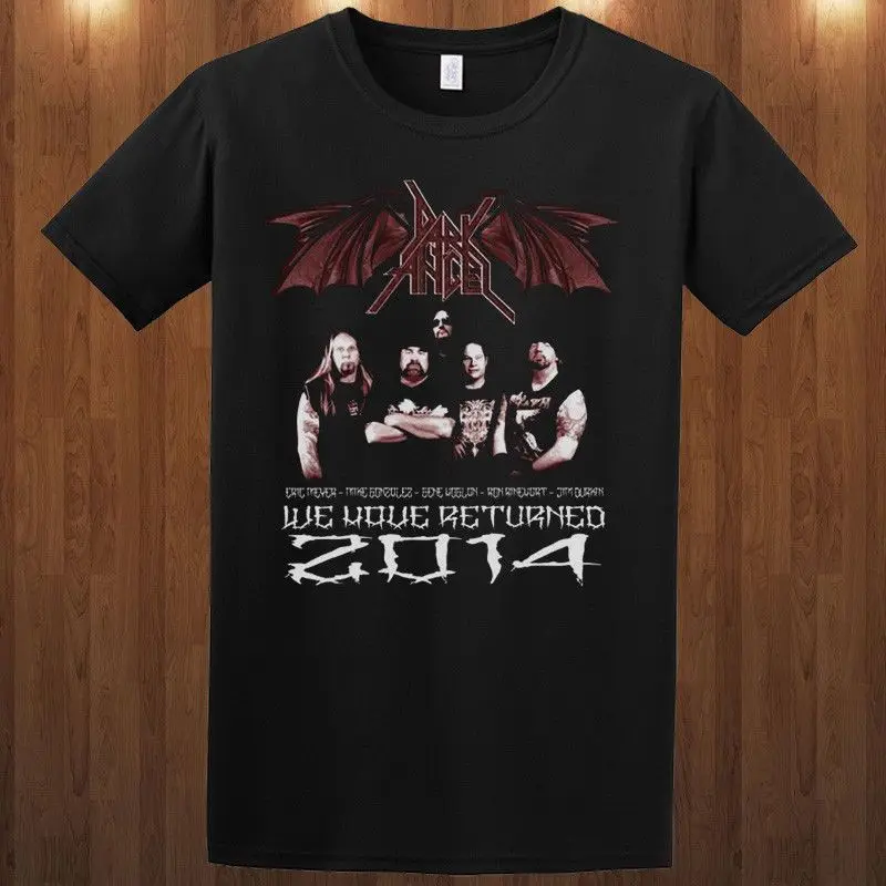 Футболка Dark Angel Thrash с металлической лентой футболка Ron Rinehart модная летняя топы