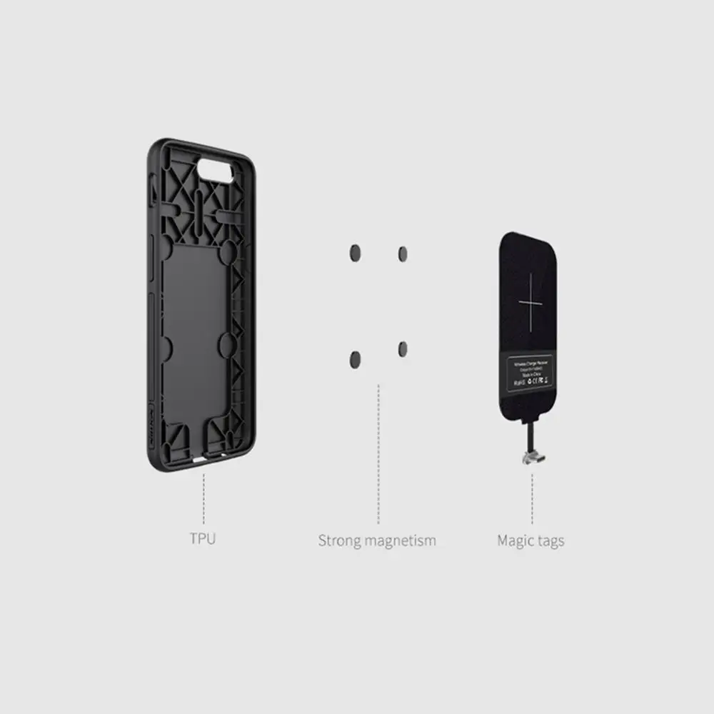 For oneplus 5 Чехол Nillkin Qi с беспроводным зарядным приемником для Oneplus 5 A5000, чехол для сотового телефона, чехол с зарядным устройством для Oneplus 5 A5000 - Тип штекера: For oneplus 5