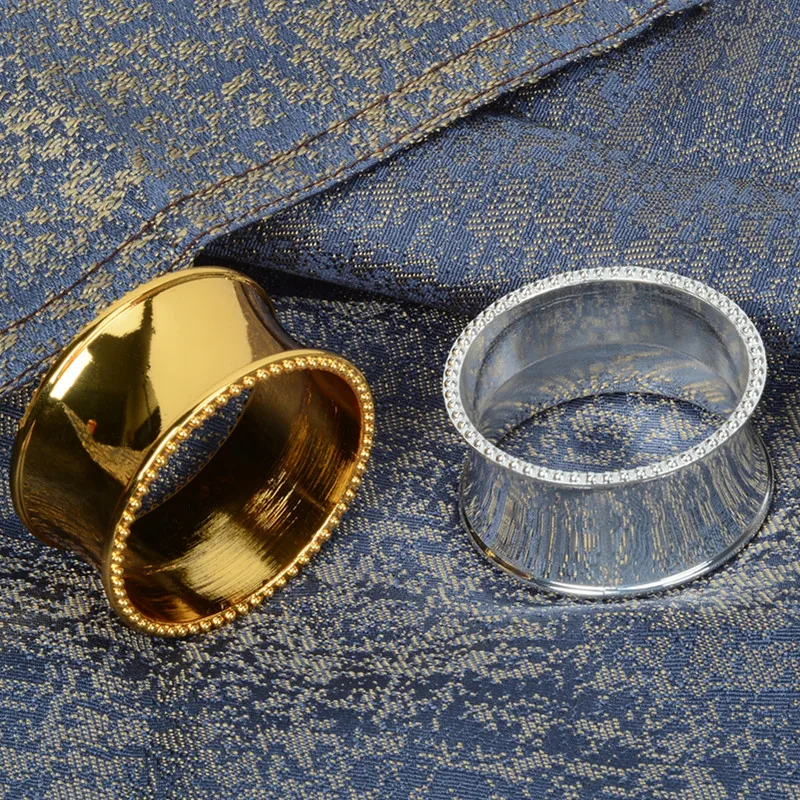 Кольца для салфеток из металлического сплава украшение стола кольца оптовая