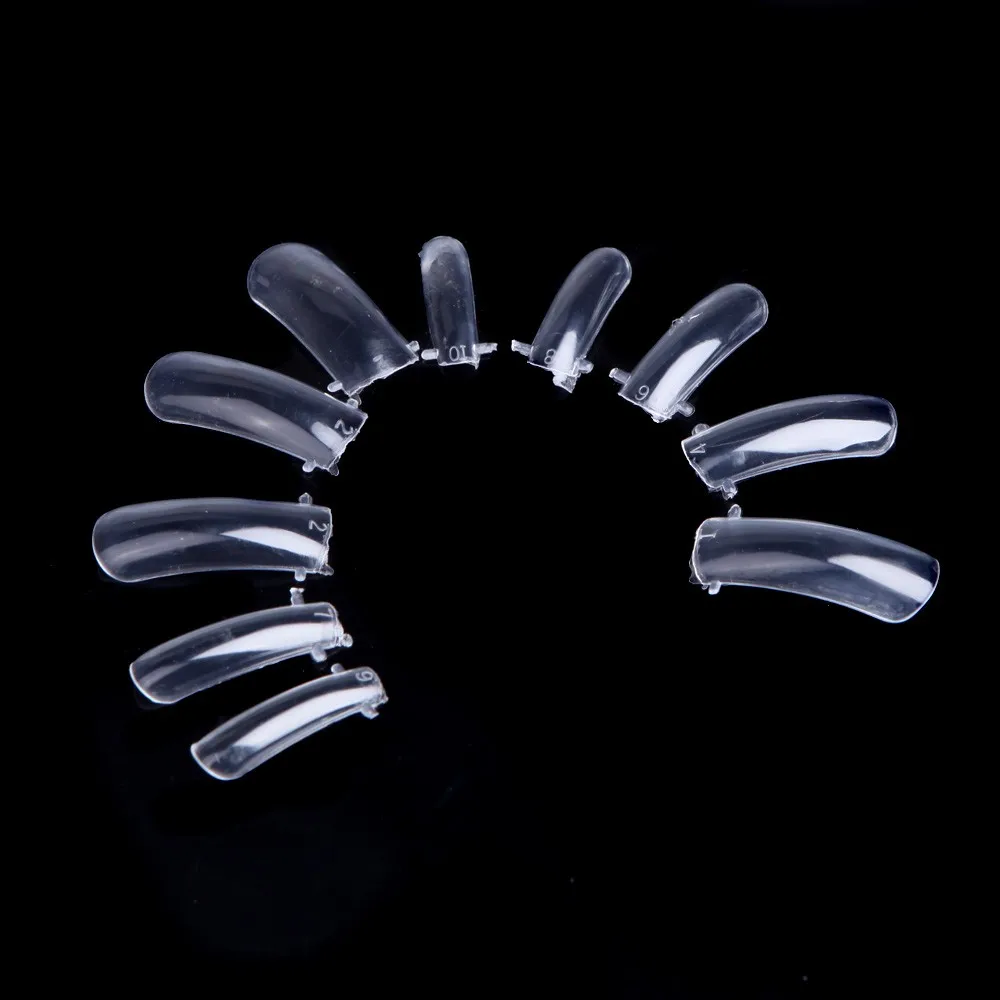 100 шт./компл. Двойной Форма ногтей Системы для UV GEL акриловый трафарет маникюра