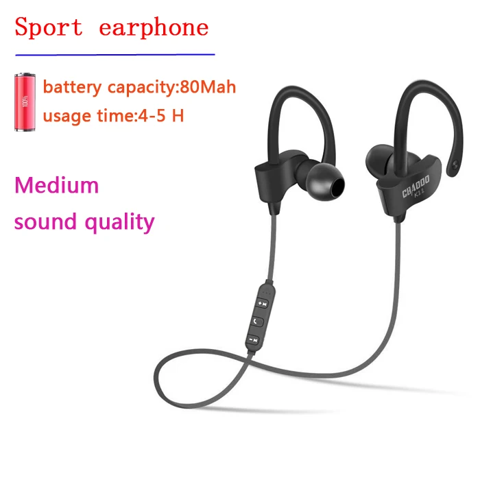 K11 CBAOOO Bluetooth наушники K9 гарнитура беспроводные наушники Bluetooth наушники Hands-free Спорт бас наушник с микрофоном для всех телефонов - Цвет: K11