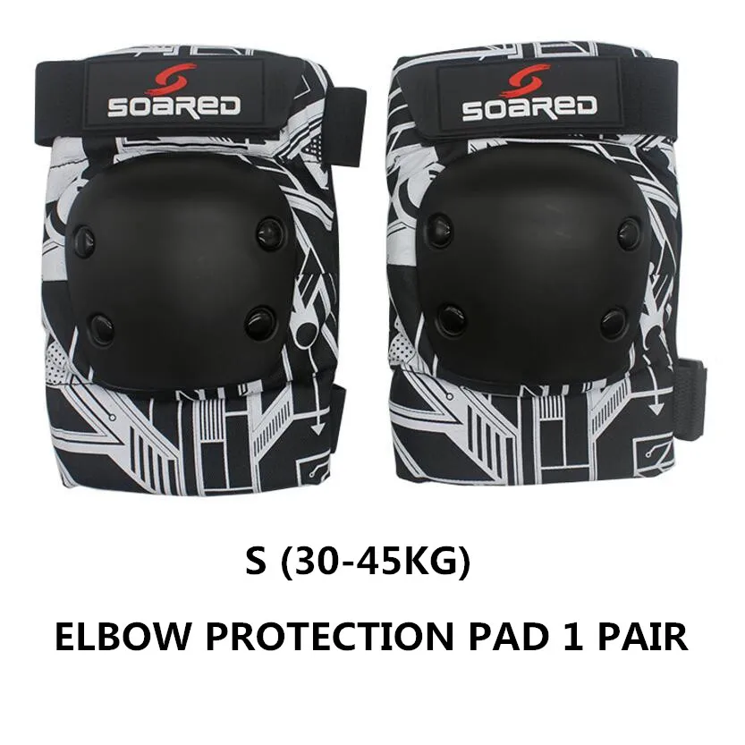 S Elbow Proection Локти коленей Защитные колодки скейтборд& роликовые коньки& BMX/снег доска катание защита колодки для колена и локтя подходит для детей - Цвет: S Elbow Proection