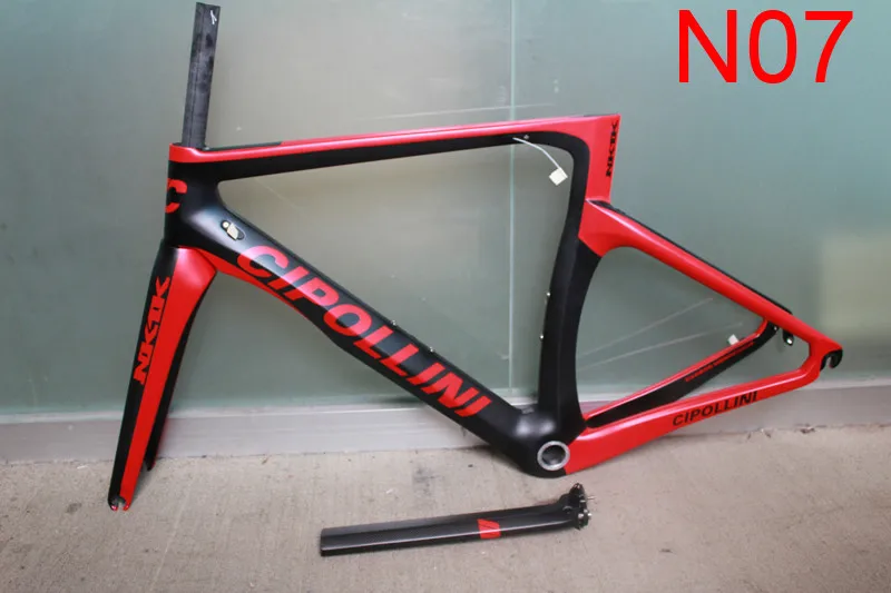 Новейшая карбоновая рама Cipollini NK1K, рама для шоссейного велосипеда, включает вилку, подседельный штырь, гарнитура, глянцевая/матовая bb68 bb30 цвет