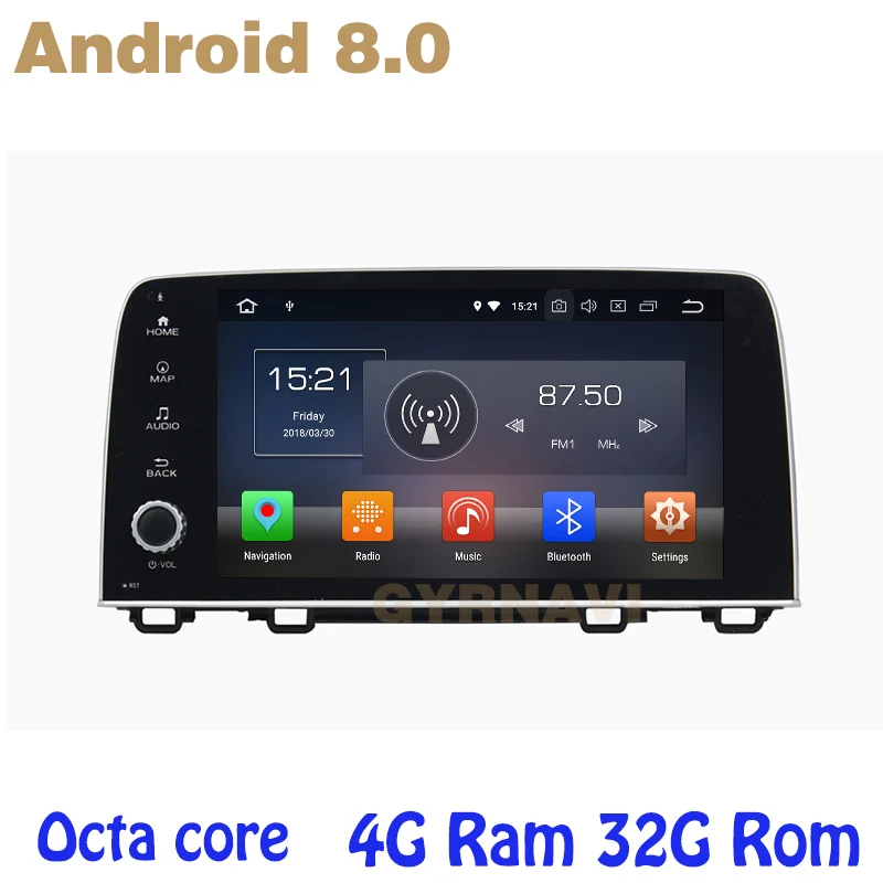Octa core PX5 Android 8 0 Автомобиль Радио DVD gps для Новые CRV 2017 2018 с 4G Оперативная память 32G