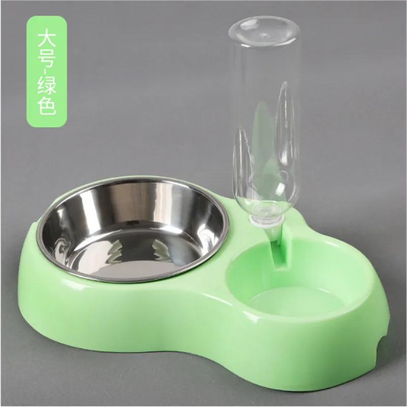 2 в 1 Автоматическая миска для еды кормушка домашних животных дозатор воды питья