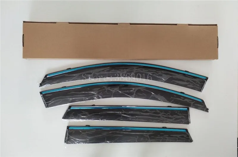 Подходит для Subaru Forester SH 2009 2010 2011 2012 окна ветровой Дефлектор козырек Дождь/Защита от солнца вентиляционное отверстие