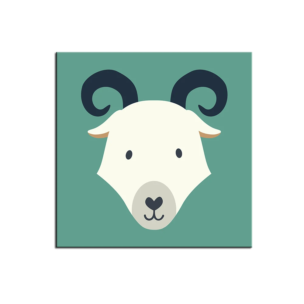 Ihomemall площадь Kawaii c Книги по искусству Ун олень и медведь Плакаты Nordic Детские
