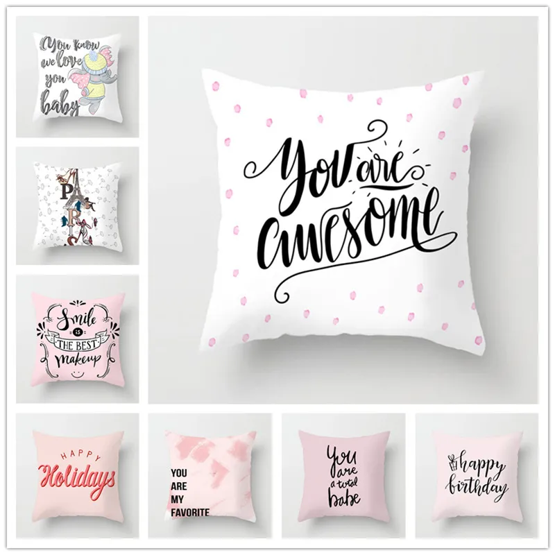 45*45 см наволочка из полиэстера персиковая кожа шикарная Подушка офисная для сна