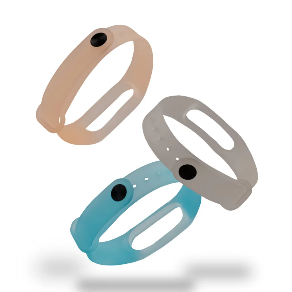 Прозрачный ремешок для mi Band 2 3, браслет, спортивные Смарт-часы, силиконовый ремешок на запястье для Xiaomi mi Band 2, браслет