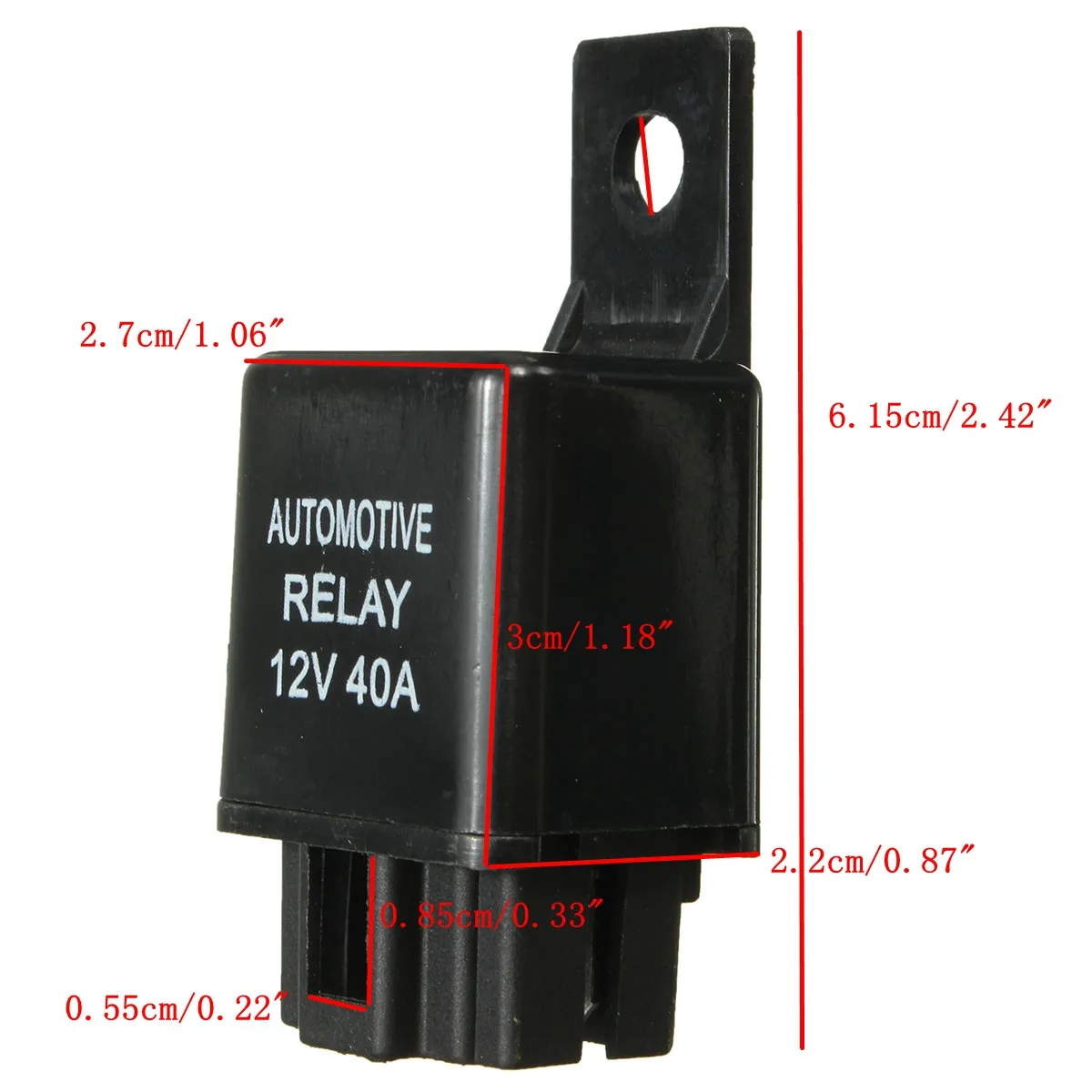 12V 40A 40 AMP Car Auto Automotive Van Boat Bike 4 Pin SPST Alarm Relay | Автомобили и мотоциклы