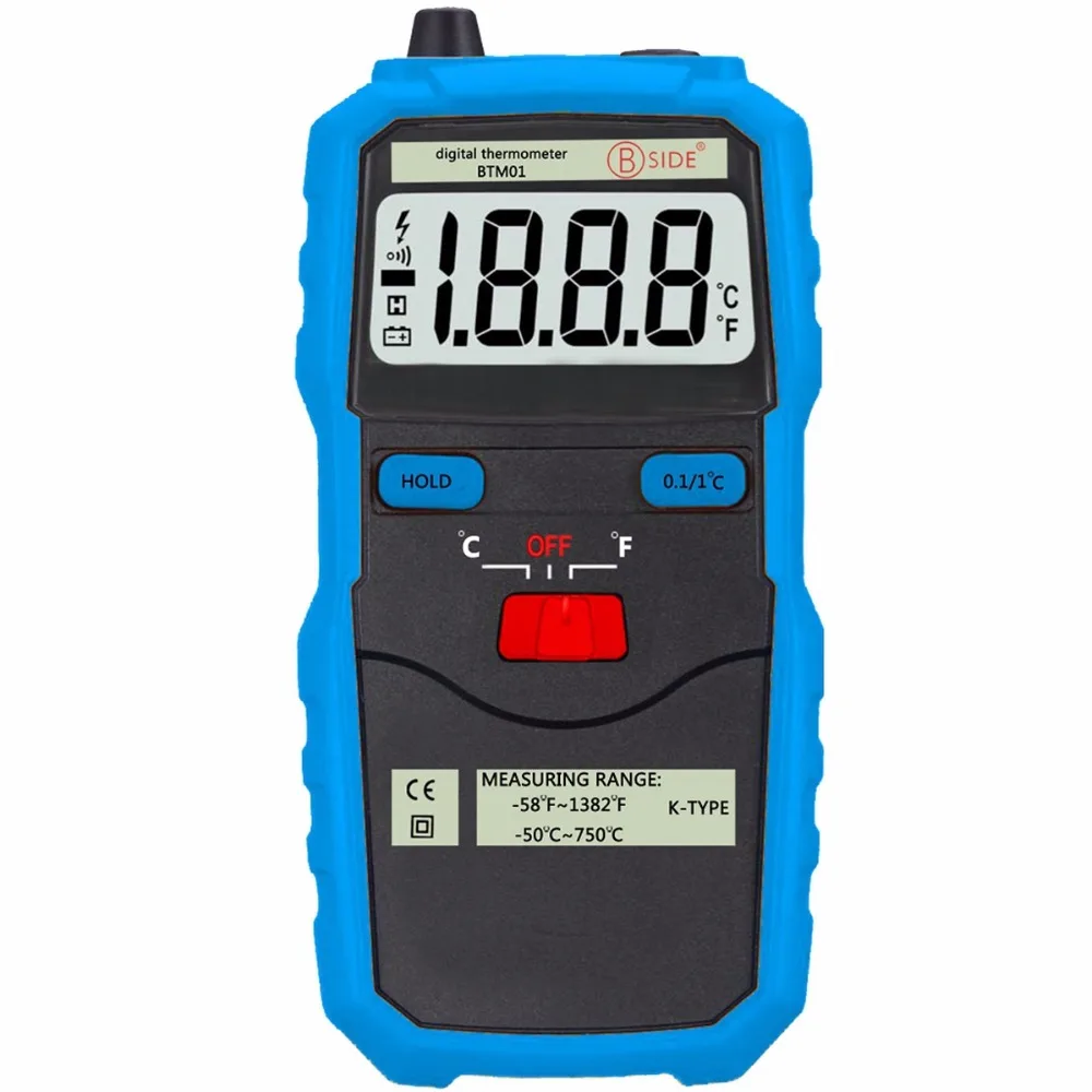 BTM01 -50-750 Degree 1.77&quot 2-Channel K-Type Handhold Thermometer Temperature Meter | Инструменты