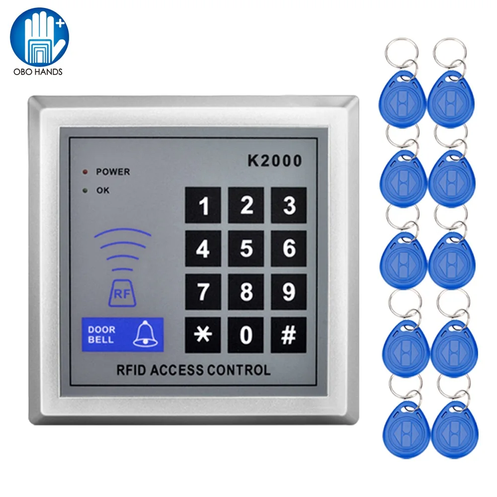 Дверная Клавиатура контроля доступа 125 кГц RFID ID карты бесконтактный считыватель