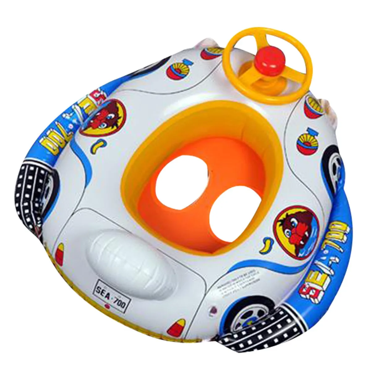 Детский надувной плавательный бассейн кольцо сиденье Плавающий Автомобиль
