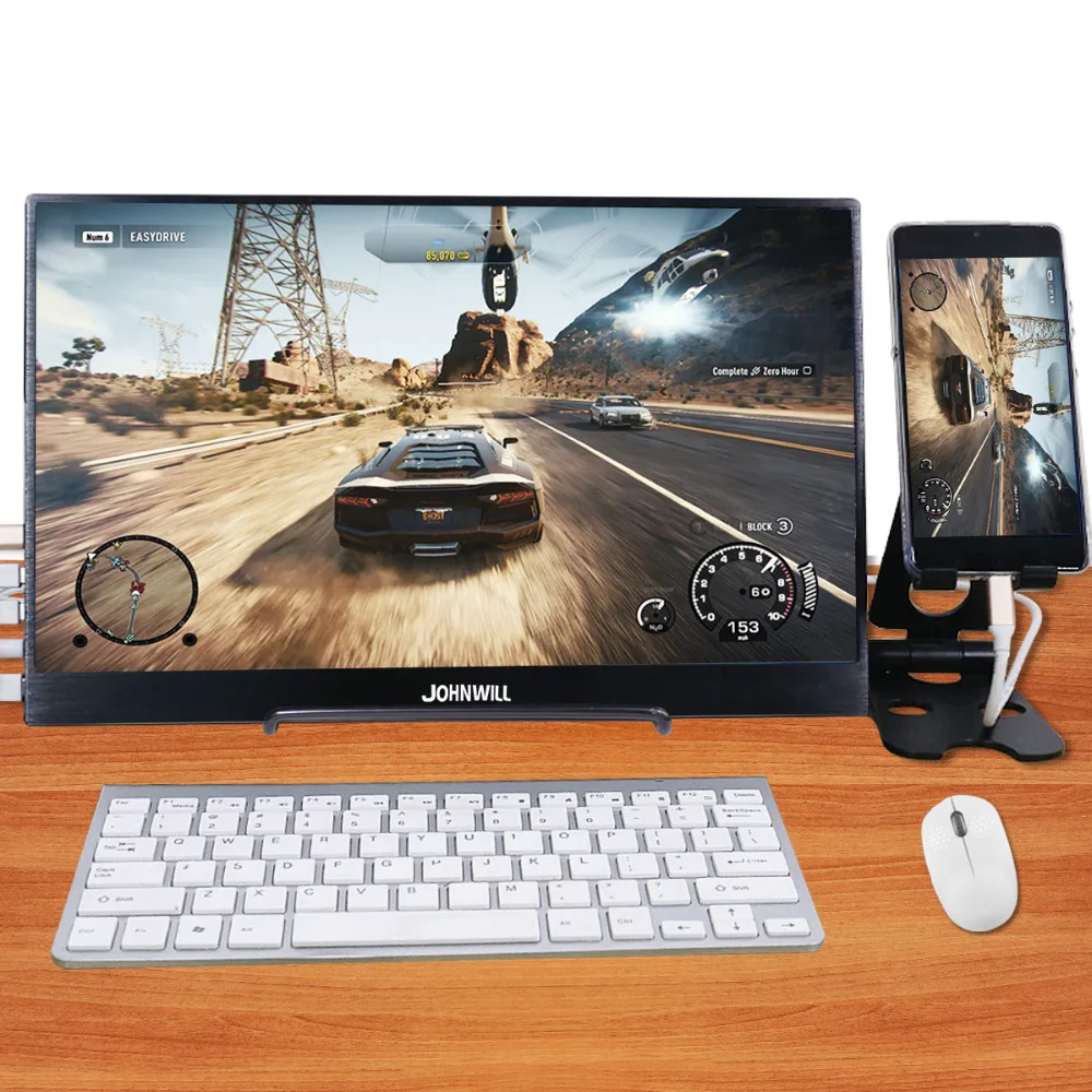 Портативный 15 6-дюймовый IPS для контроля уровня сахара в крови с 2 Type-C USB-C порты