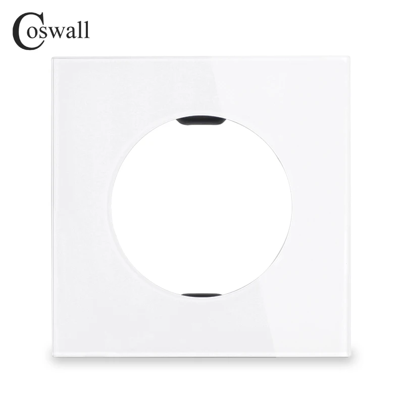 Coswall 2018 Новое поступление Хрустальное закаленное стекло пустая панель с