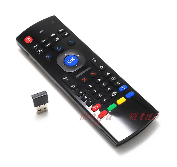 6 Axis с микрофоном MX3 Air mouse беспроводная мини-клавиатура 2,4 ГГц для мини-ПК HTPC ноутбука Smart tv для T95 X96 Android tv Box