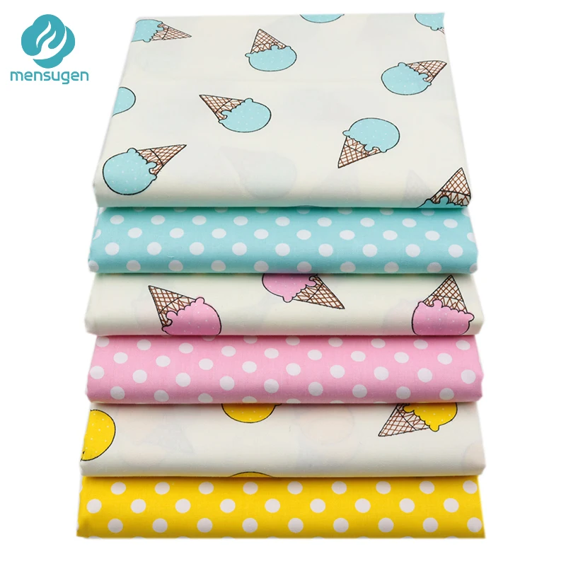 6 шт. хлопковая ткань для пэчворка 18x22/46x56 см|fabrics for patchwork|cotton fabricdot cotton fabric |