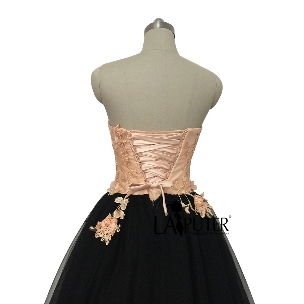 2017 новое поступление без бретелек персиково-розовые кружевные аппликации 3d