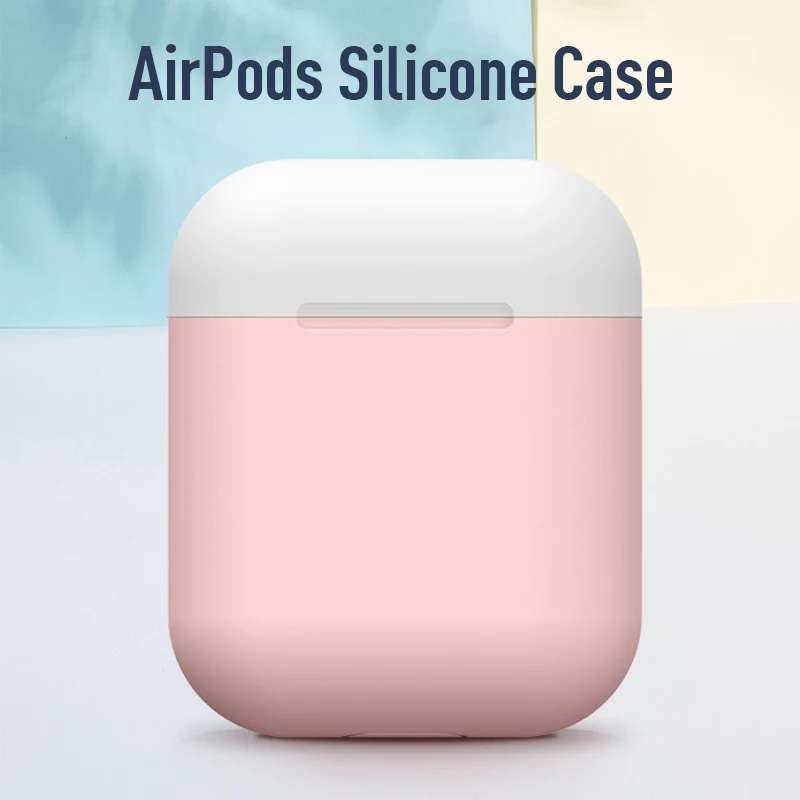 Мягкий силиконовый чехол для AirPods, уплотненные наушники для apple Airpods, цветной противоударный чехол с защитой от падения для AirPod, защитный чехол