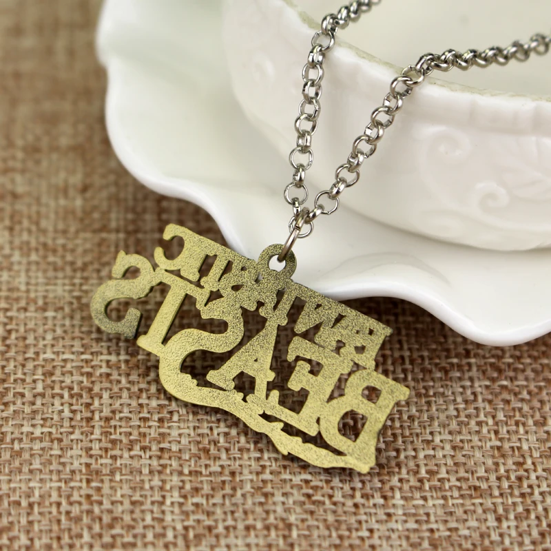 Металлическое ожерелье с логотипом Фантастические звери и где найти|cosplay jewelry|metal