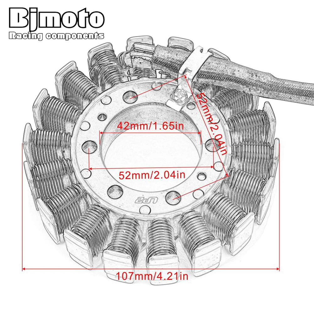 

Motorcycle bike ignition Stator coil For Suzuki 32101-14F20-000 AN250 Burgman250 AN400 Burgman400 1999-2002 Magneto Stator Coil