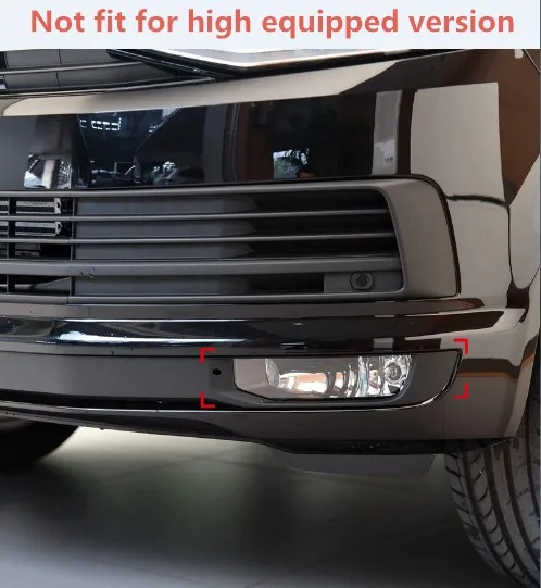 ABS хромированные передние противотуманные фары нижняя форма 2 шт. для VW Transporter (T6)