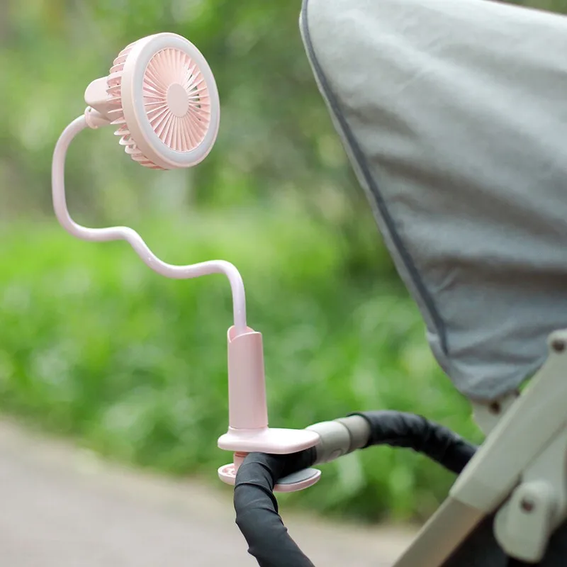 Портативный usb вентилятор гибкий светодиодный светильник 2 скорости
