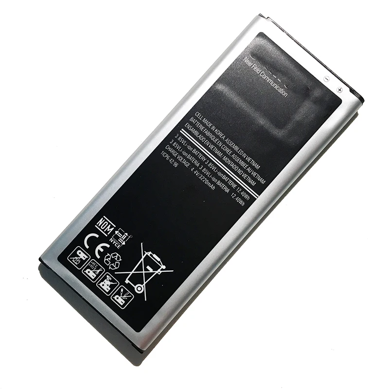 Top Quality 3220mAh Battery EB-BN910BBE For Samsung GALAXY NOTE 4 N910u N910F N910H N910 NOTE4 SM-N910G Mobile Phone | Мобильные