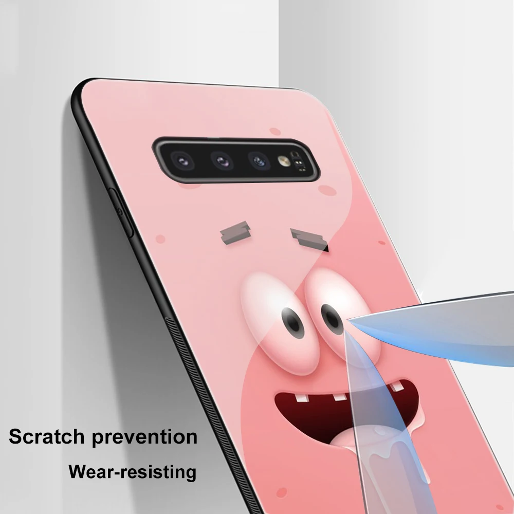 Ciciber чехол для телефона из закаленного стекла samsung Galaxy S10 + S10e Plus Lite жесткая задняя
